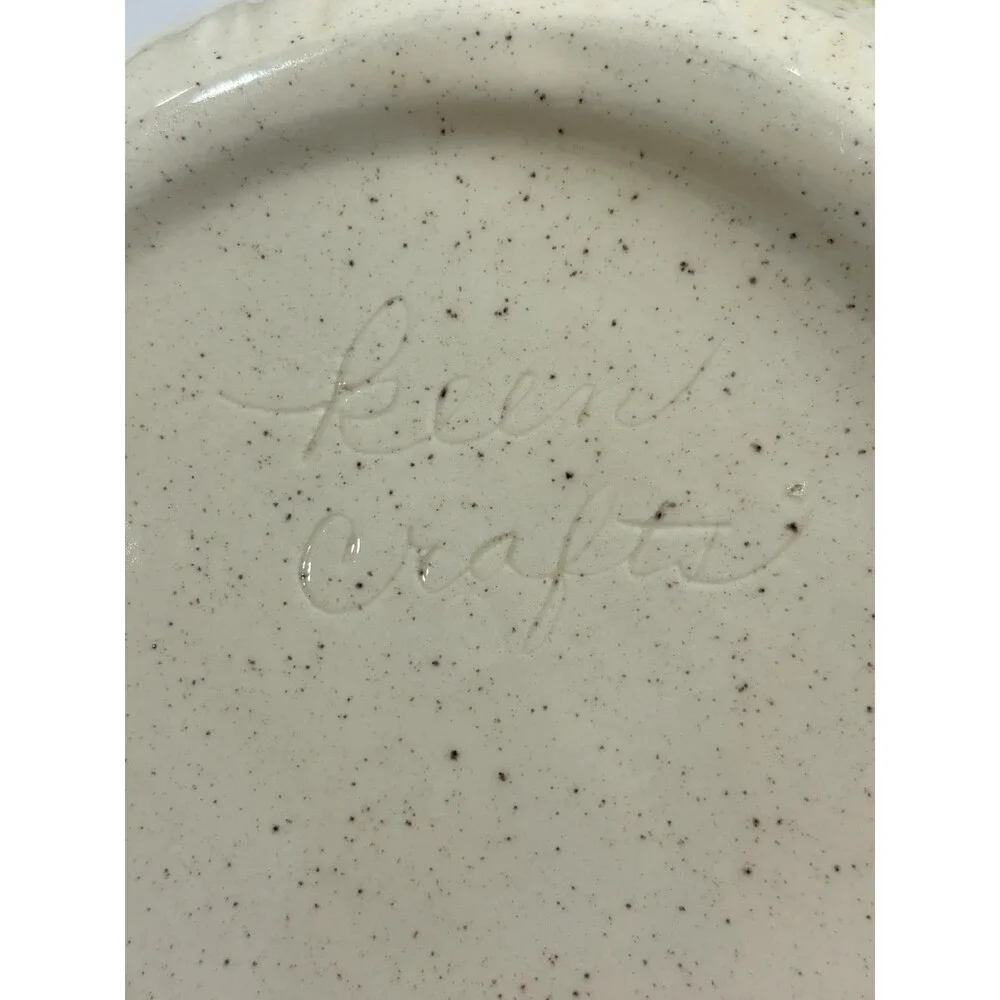 Vtg Arnel's Ceramic Mushroom Lidded Kitchen Jar / Canister -11”Including Lid